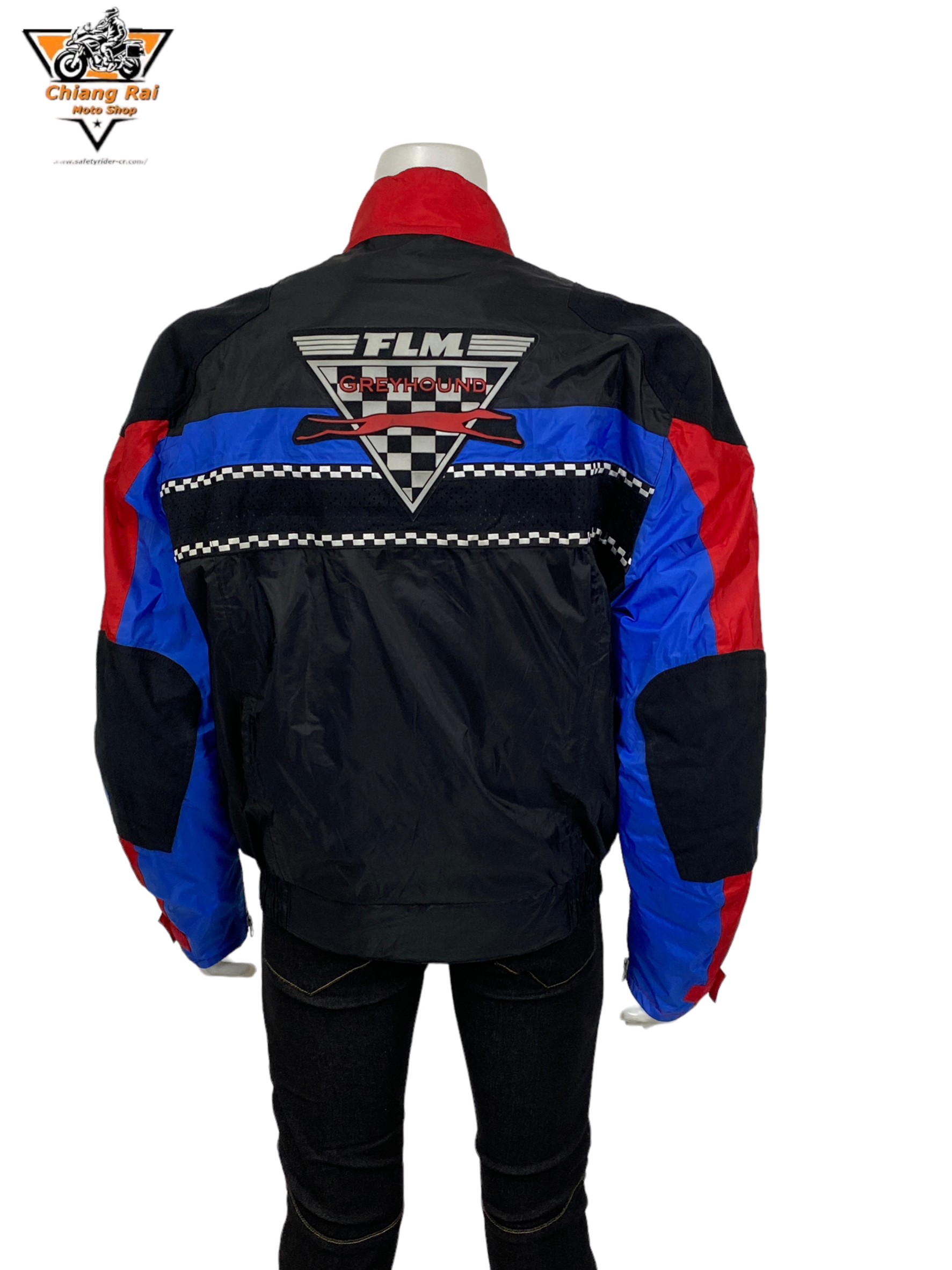 เสื้อขี่มอเตอร์ไซด์( มือสอง) RCSA 666: อก 48-50" ยาว 26" (XL)**FLM**