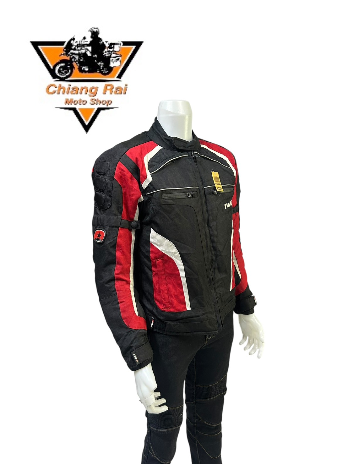 เสื้อขี่มอเตอร์ไซด์( มือสอง) CRSB 063 : อก 46" ยาว 25" (L) **TUZO**