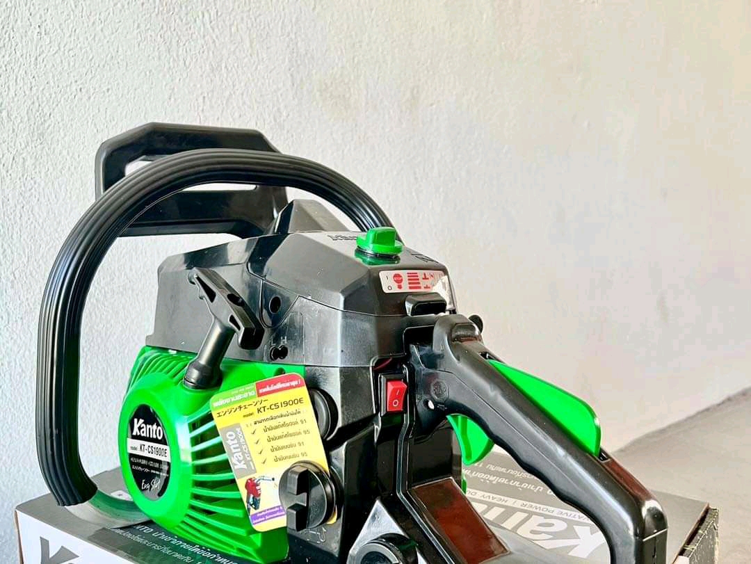 เลื่อยยนต์ Kanto รุ่นKT-CS1900E รุ่นใหม่ สีเขียวดำ