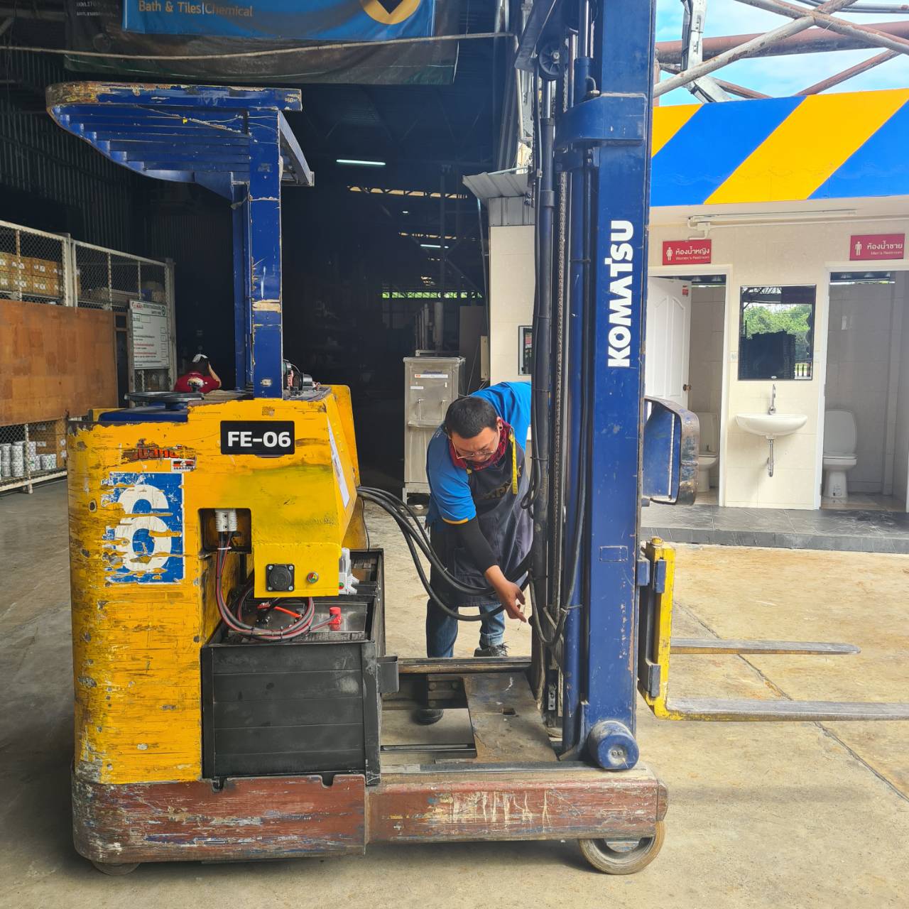 แบตเตอรี่ลิเทียม สำหรับโฟลคลิฟท์ไฟฟ้า รถยกไฟฟ้า ใช้ทดแทนแบตแห้ง