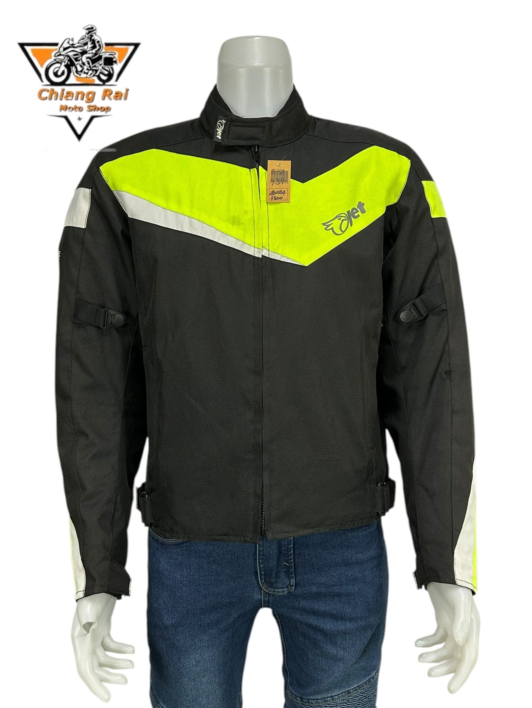 เสื้อขี่มอเตอร์ไซด์( มือสอง) RCSA 934 : อก 46" ยาว 24" (L) **Jet**