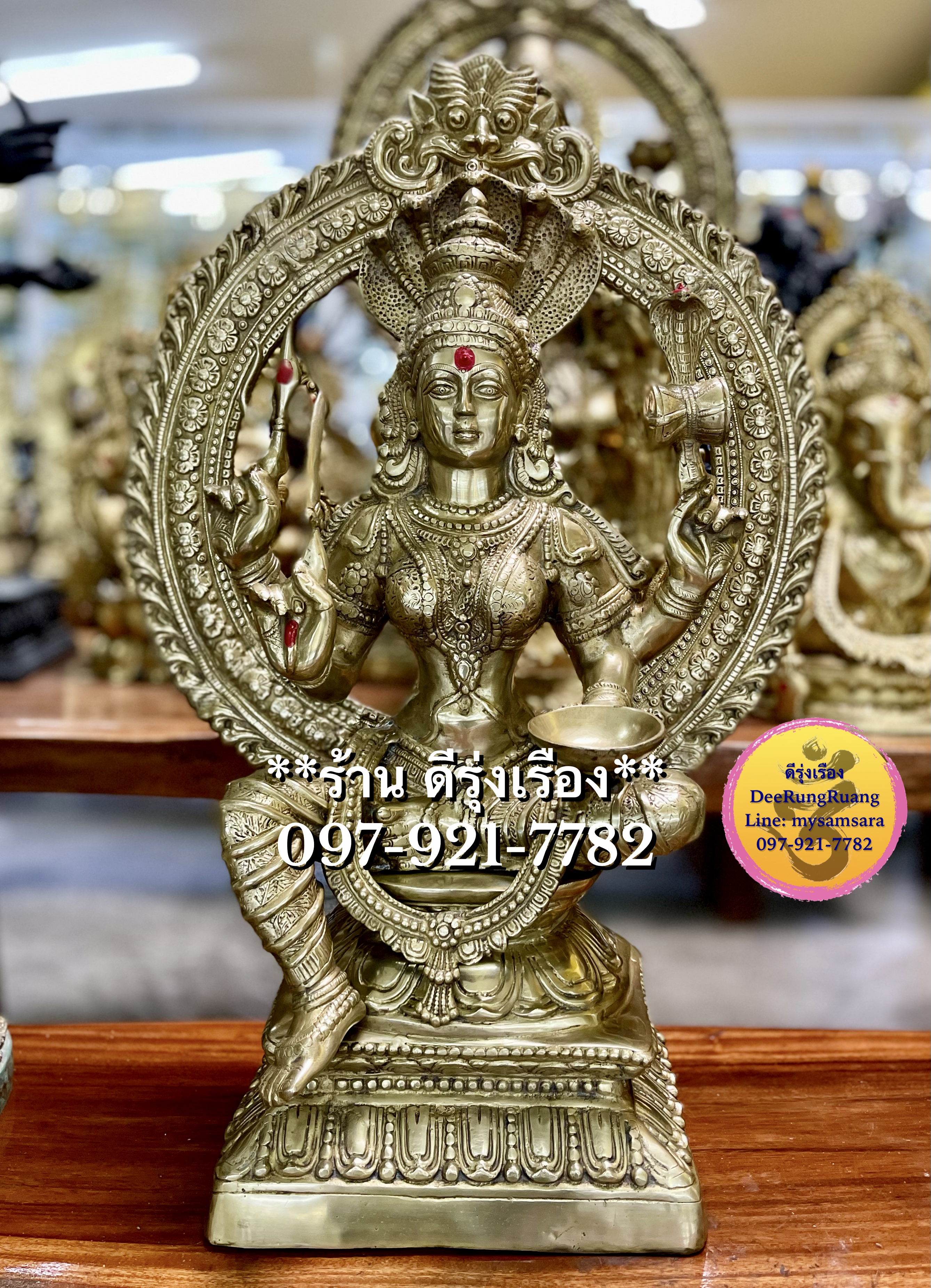 พระแม่มารีอัมมัน ประทับบัลลังก์ ***สูง 38 นิ้ว***