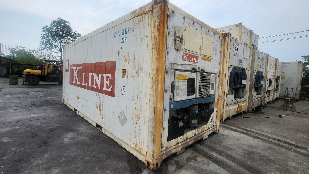 ตู้คอนเทนเนอร์ ตู้คอนเทนเนอร์ห่้องเย็น ตู้เย็น ตู้คอนเทนเนอร์เปล่า refer container