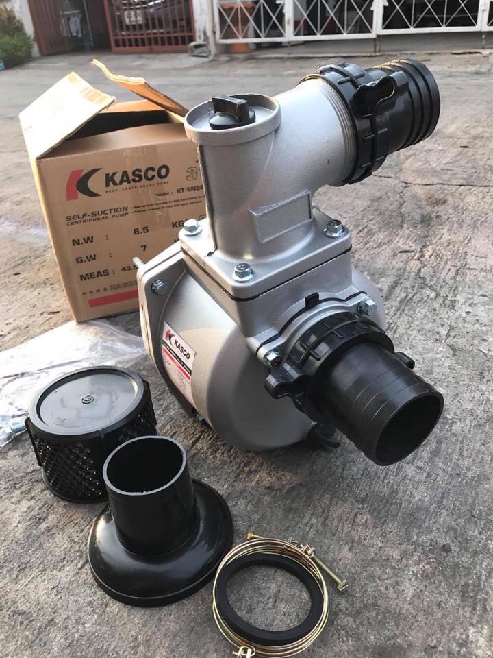 ปั๊มน้ำชนเครื่อง Kasco (คาสโก้) มีขนาด 2" และ 3"