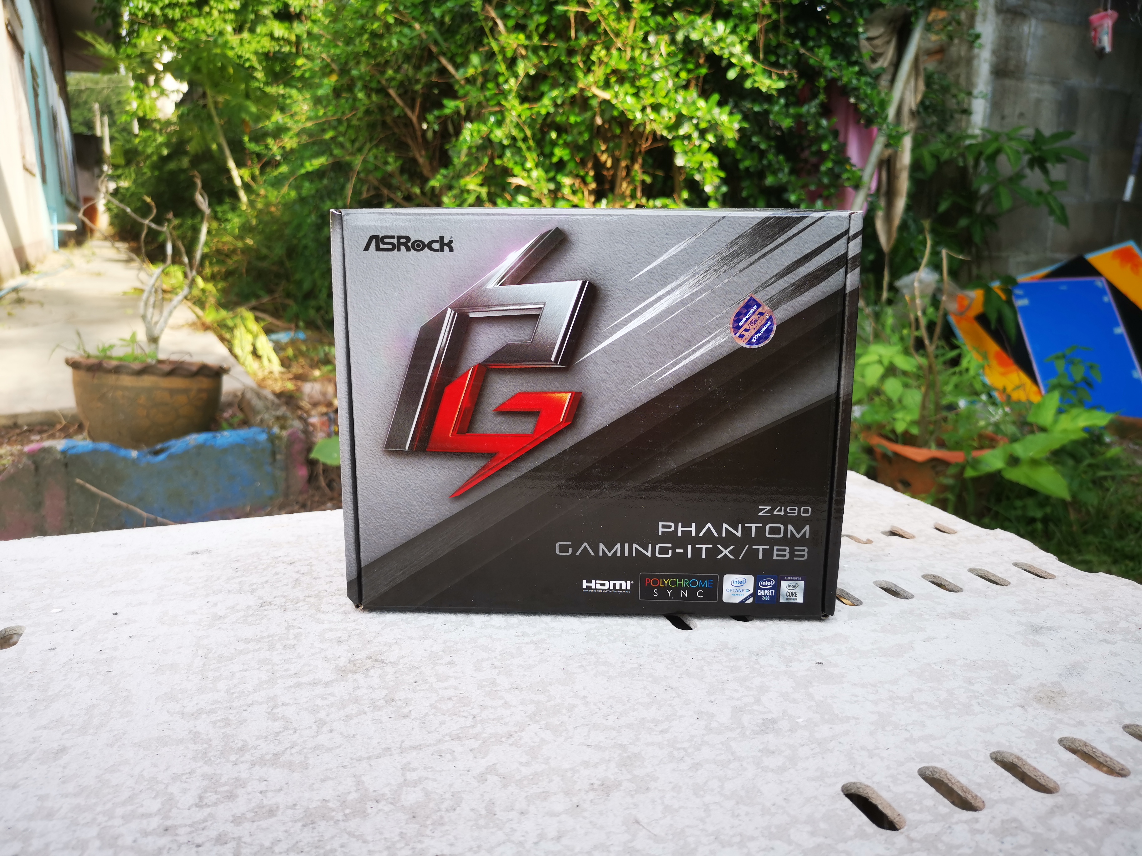 ASROCK Z490 PHANTOM GAMING ITX/TB3 **แกะจากคอมประกอบ