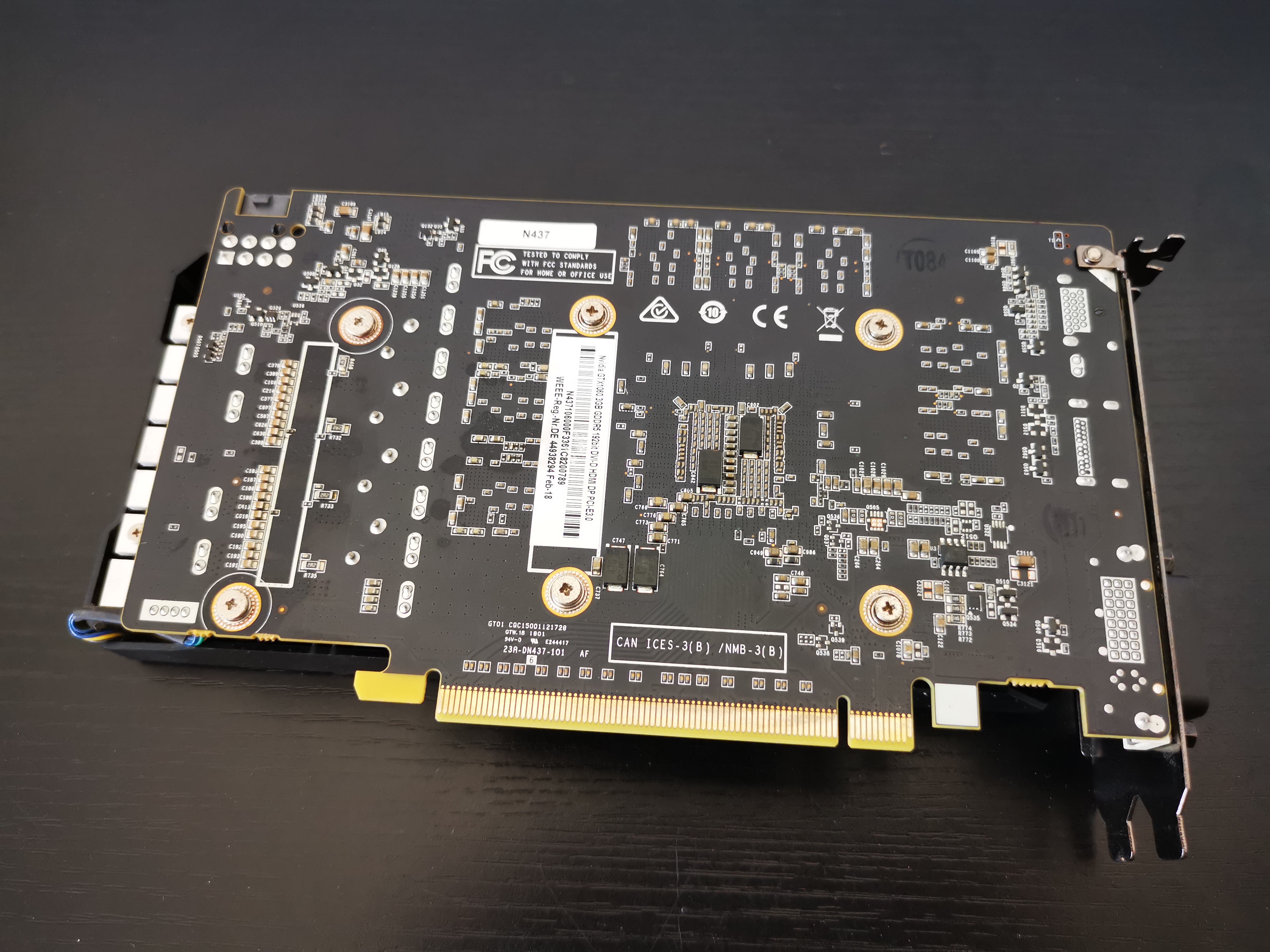 GTX Manli Gallardo 1060 3GB 192Bit GDDR5