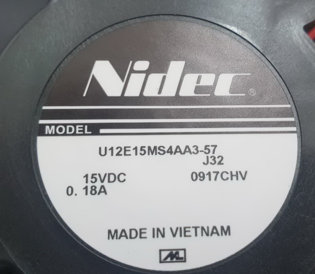 U12E15MS4AA3-57 พัดลมตู้เย็น SHARP 15VDC พาร์ทบริษัท RMOTRA155CBZZ