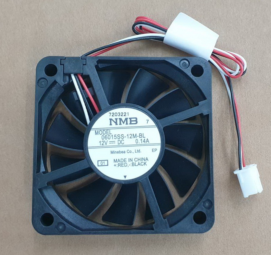 NMB 06015SS-12M-BL พัดลมเครื่องซักผ้า HITACHI แก้อาการ FL ของแท้บริษัท