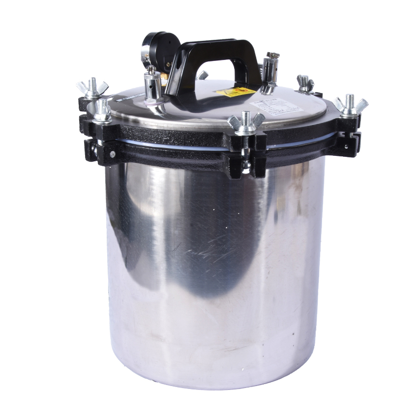 Stainless Steel Autoclave หม้อนึ่งความดันสแตนเลสใช้ไฟฟ้าแบบลูกบิด รุ่น XFS-280B ความจุ 24 ลิตร