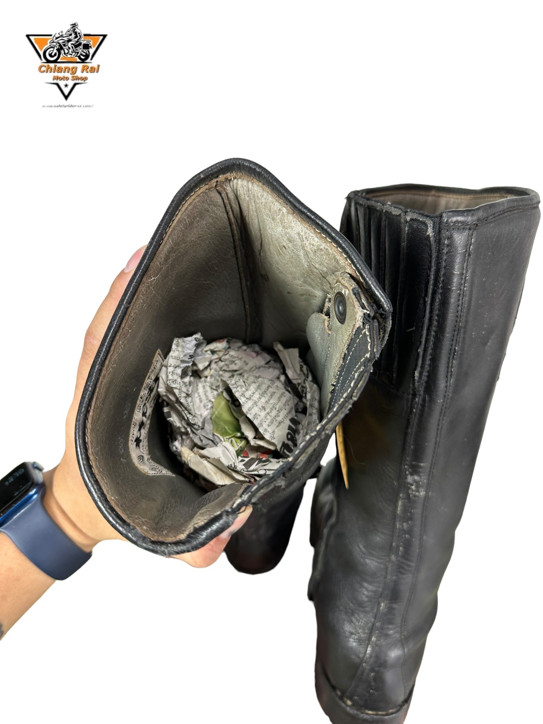 รองเท้าขี่มอเตอร์ไซด์( มือสอง) RCBS-704 Size ขนาดจากป้าย 43:EUR / 8.5:UK / 26.7:Cm.(alpinestars)