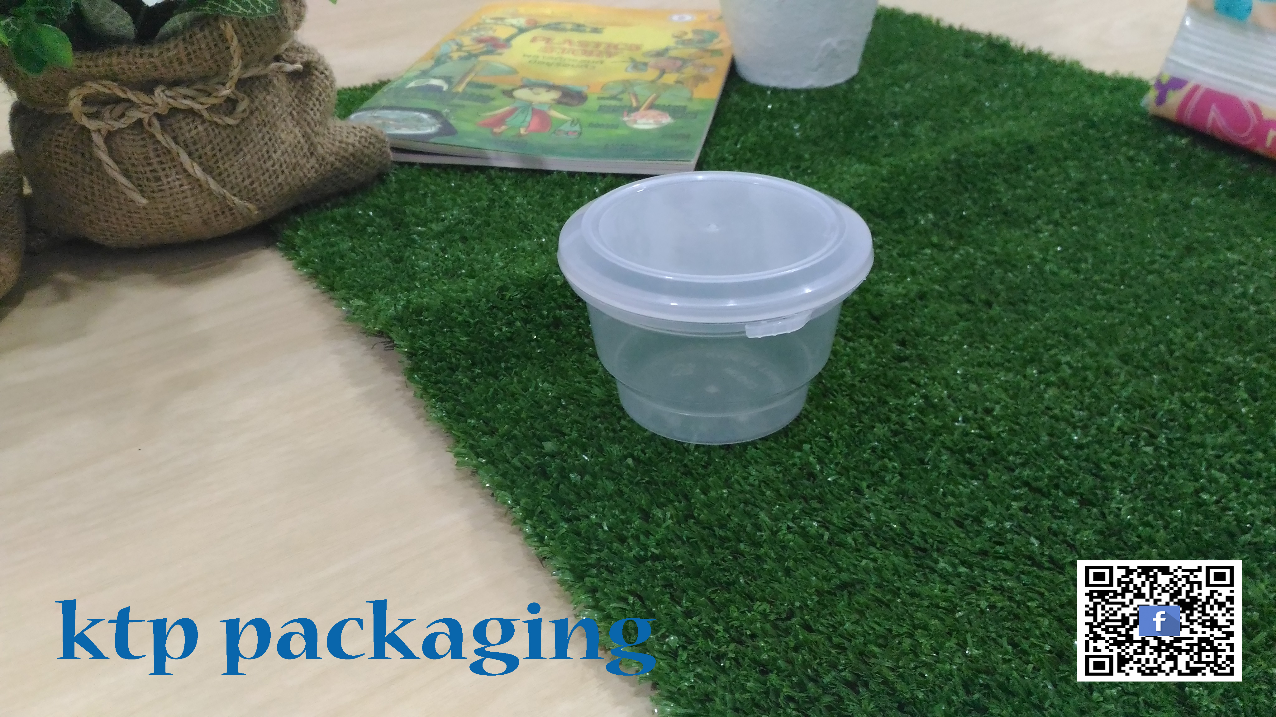 ถ้วยพลาสติกขนาด 100 กรัม พร้อมฝา(P0007)