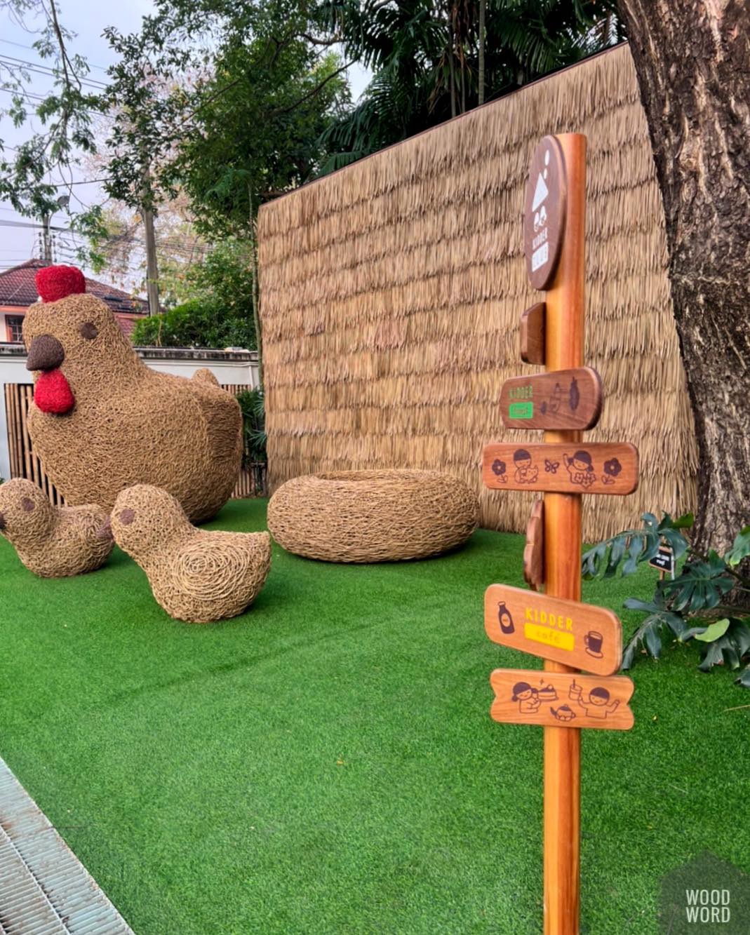 ป้ายบอกทาง สนามเด็กเล่น