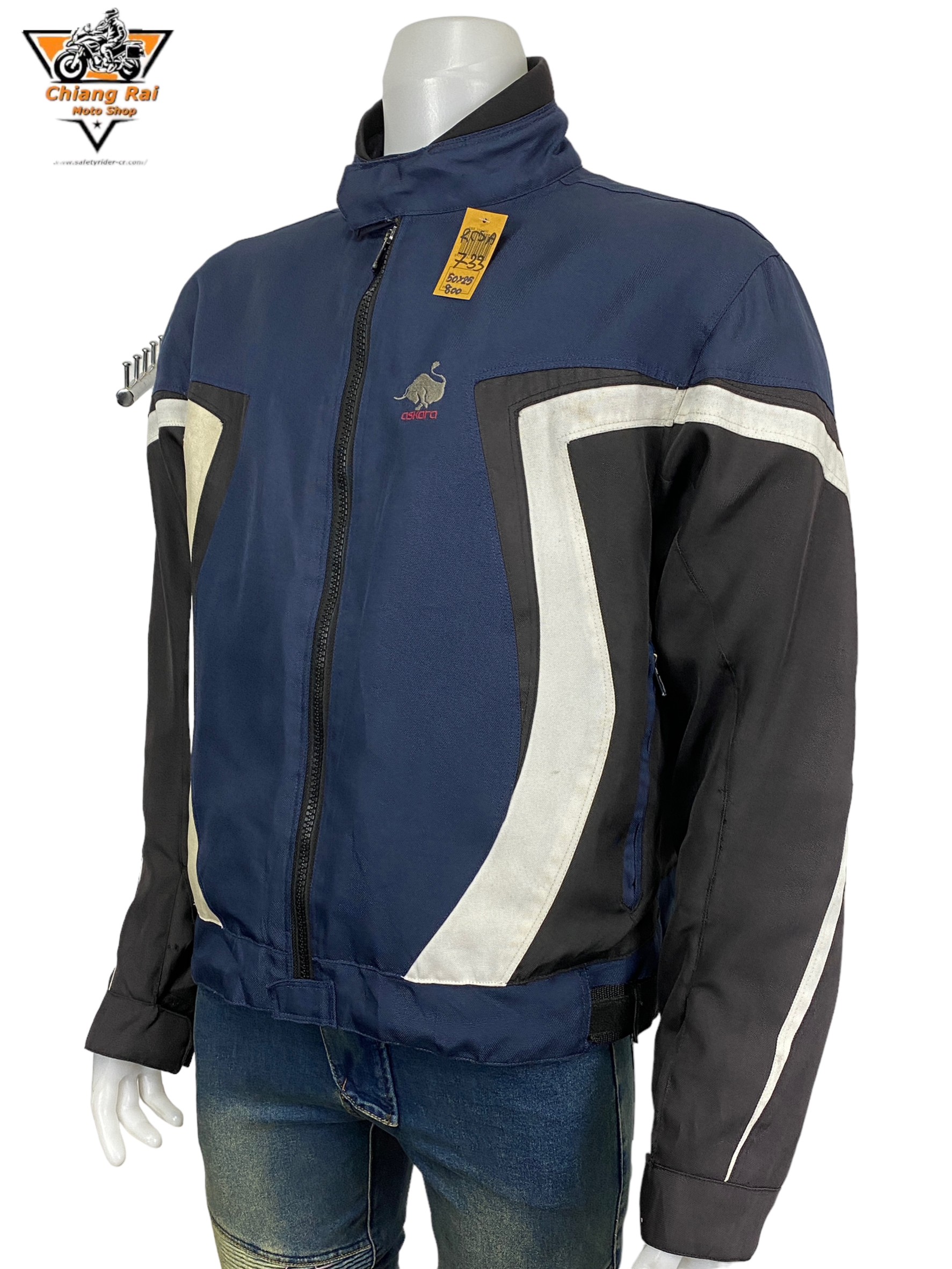 เสื้อขี่มอเตอร์ไซด์( มือสอง) RCSA 733: อก 50" ยาว 25" (XL)**ASKARA**