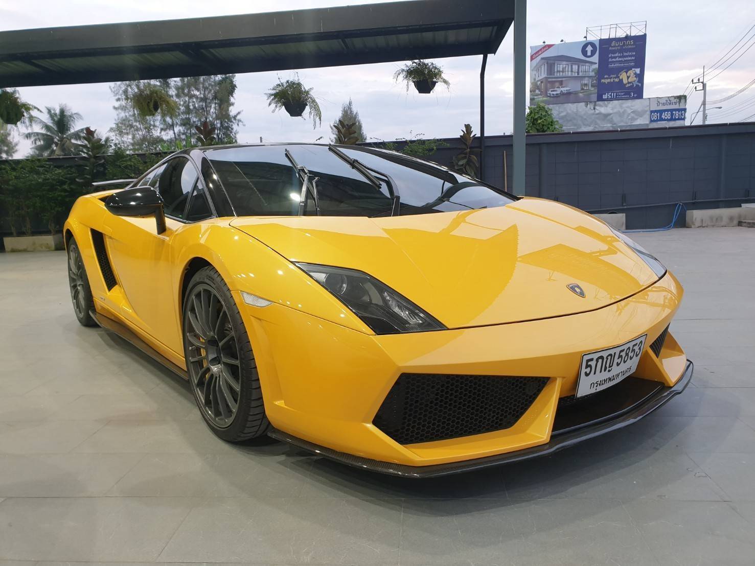 Lamborghini Gallardo LP560-4 Bicolore V10 5.2L (ตัวพิเศษ) สีเหลืองแท้ ปี2014