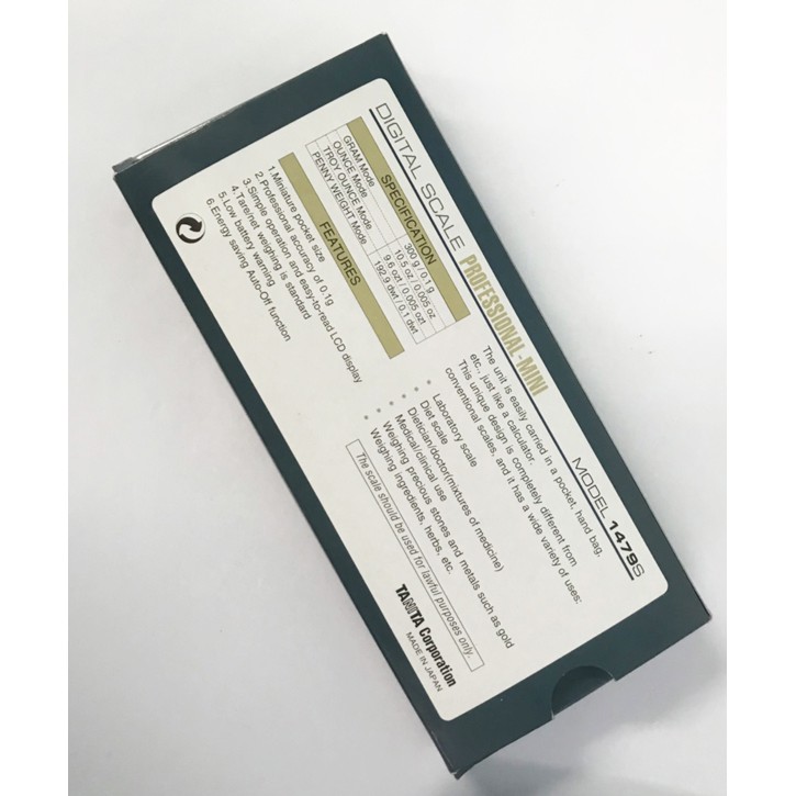 เครื่องชั่งดิจิตอลTANITA 1479S 300g/0.1g