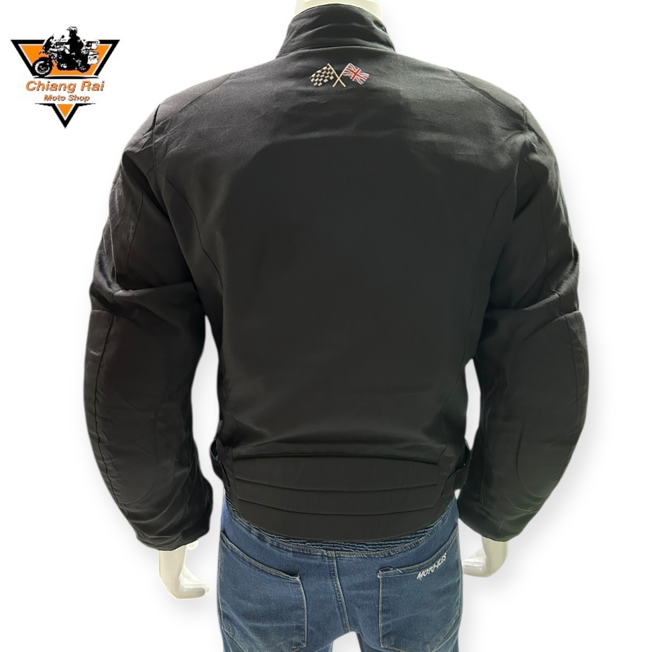 เสื้อขี่มอเตอร์ไซด์( มือสอง) CRSB 018 : อก 42" ยาว 23" (M) **STT**