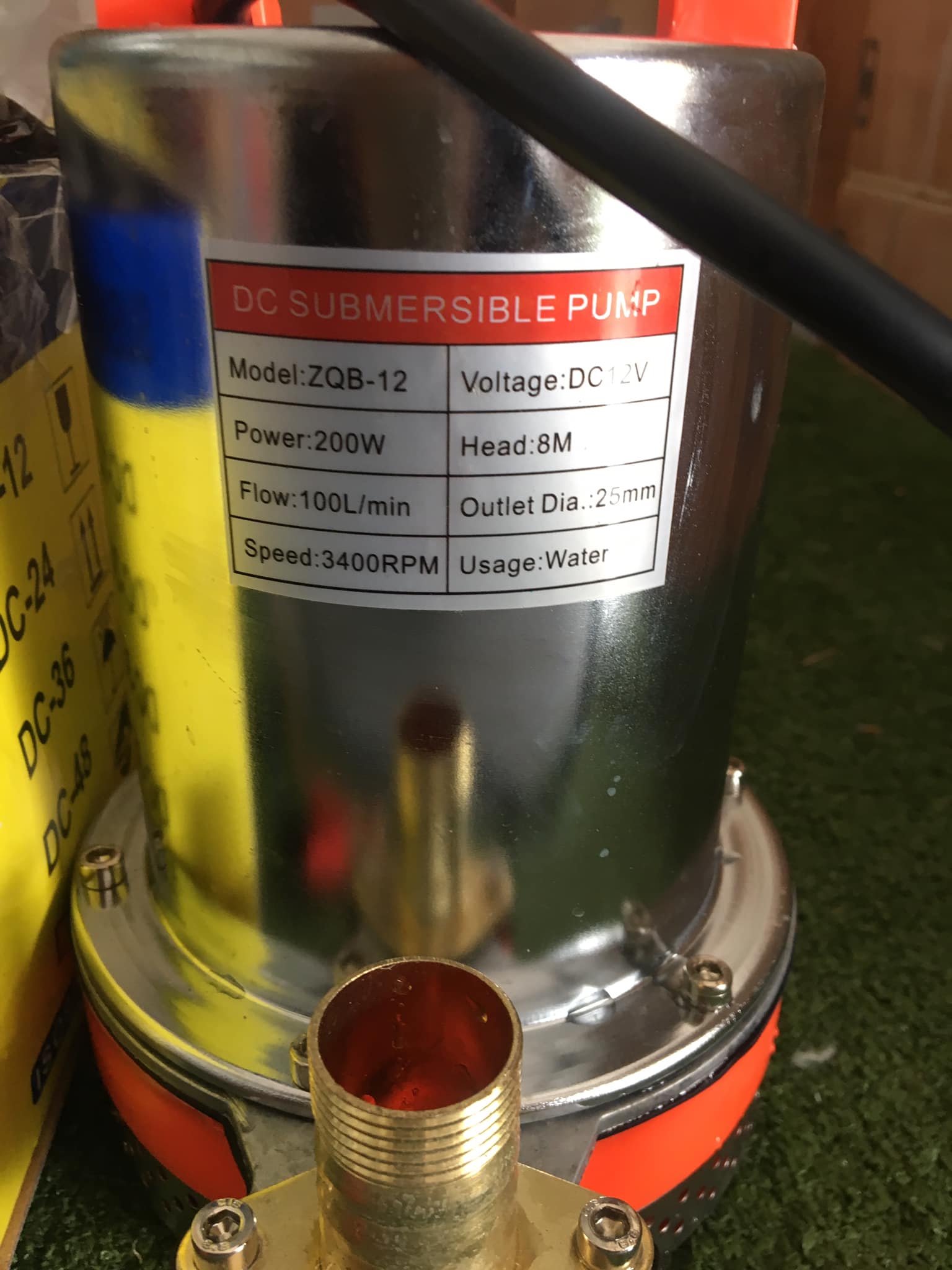 ปั๊มไดโว่ 12v