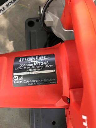 แท่นตัดเหล็ก/ไฟเบอร์ตัด 14" Maktec