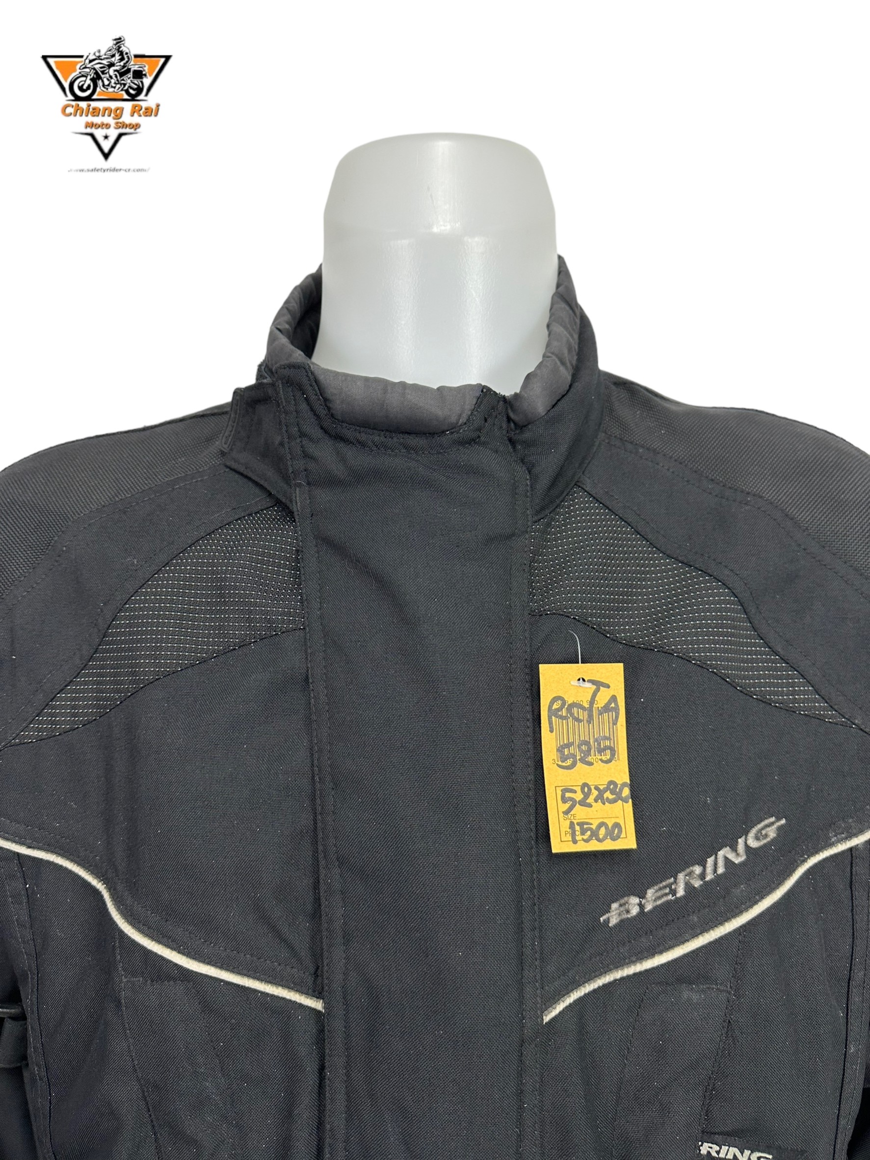 เสื้อขี่มอเตอร์ไซด์( มือสอง) RCTA 525: อก 52" ยาว 30" (XL) **BERING**