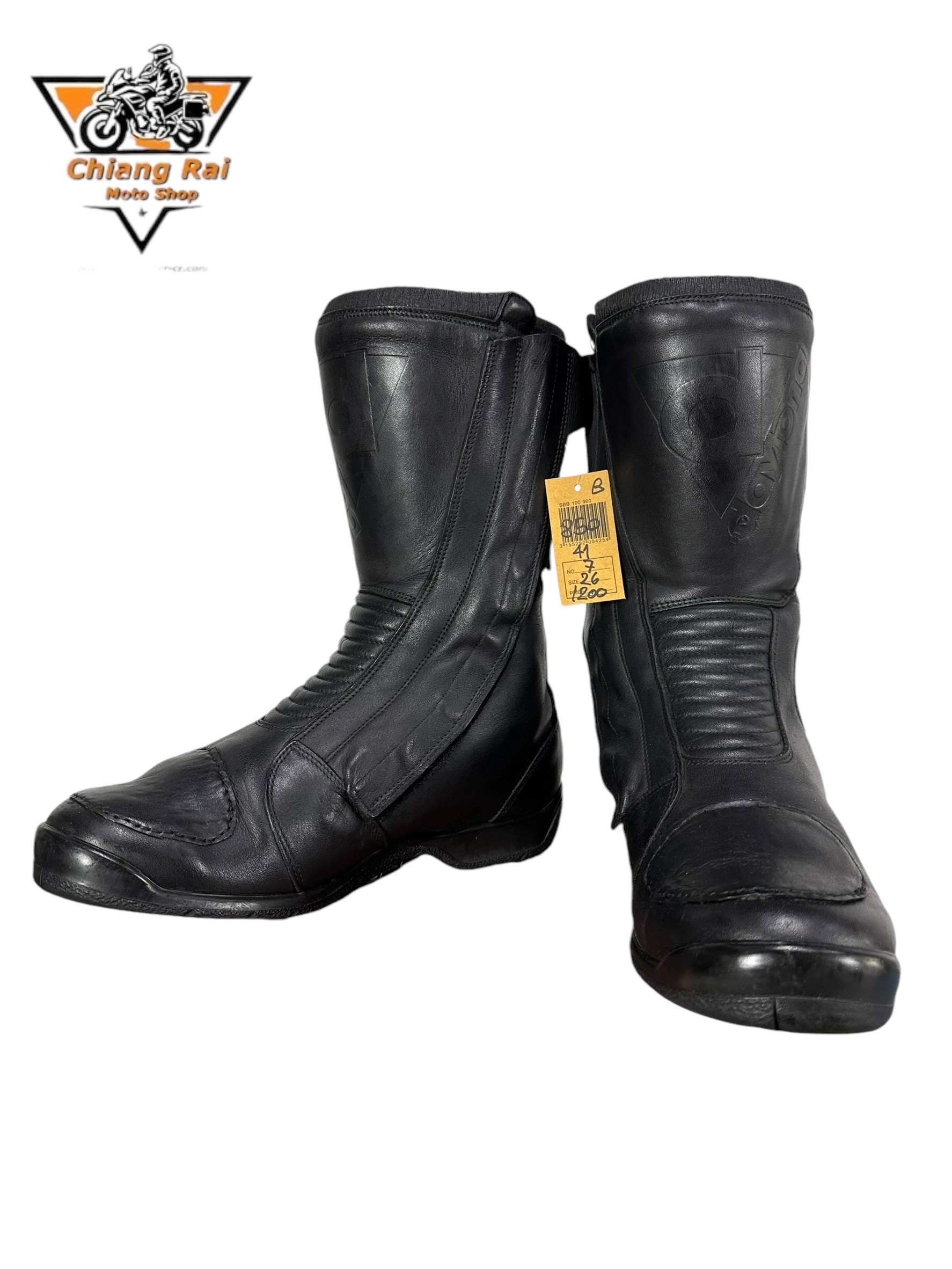 รองเท้าขี่มอเตอร์ไซด์( มือสอง) RCBS-850 Size ขนาดจากป้าย 41:EUR / 7:UK / 26:Cm.(daytona)