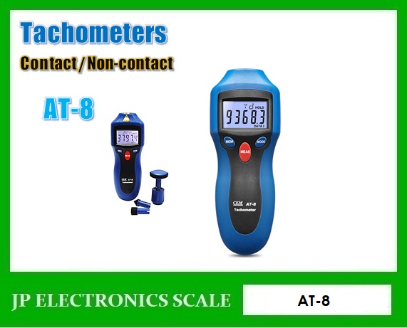 เครื่องวัดความเร็วรอบ AT-8 Digital Contact / Non-contact Tachometers