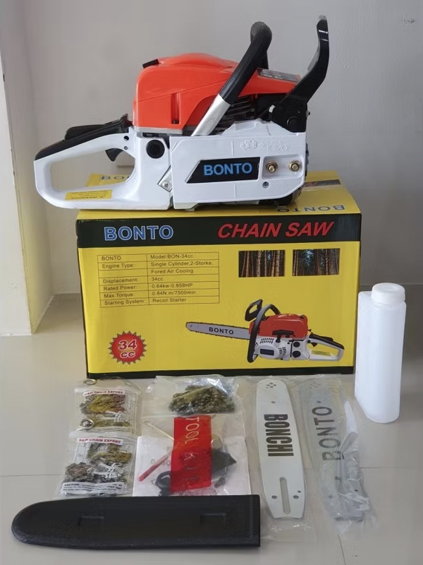 เลื่อยยนต์ ยี่ห้อ BONTO 11.5 นิ้ว โซ่ 3 เส้น บาร์ 2 อัน