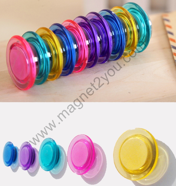 หมุดแม่เหล็กกลมใส 30 mm