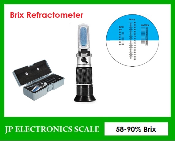 เครื่องวัดความหวาน กล้องส่องความหวาน เครื่องวัดน้ำตาล วัดค่าความหวานในอาหาร Brix Refractometer Brix 58%-90%