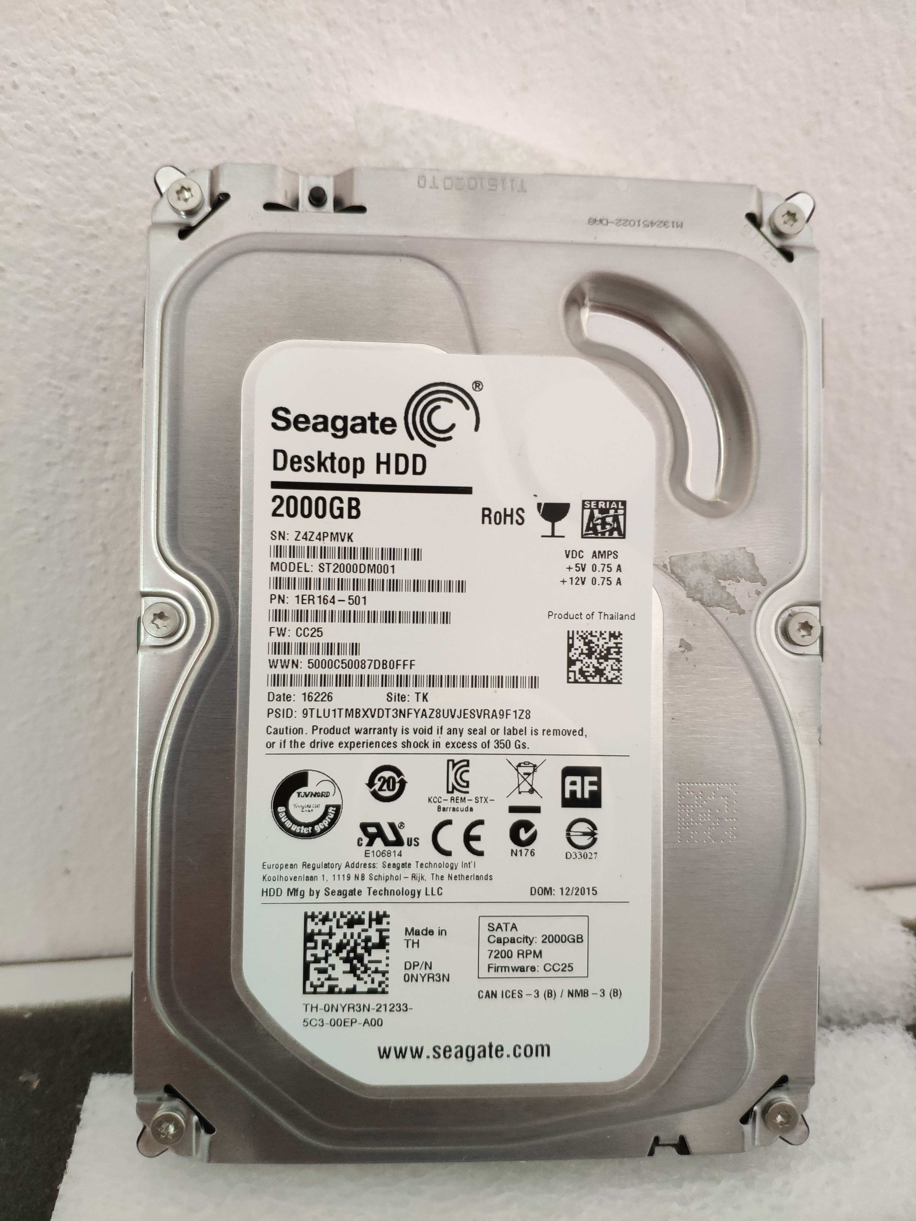 Seagate 2T