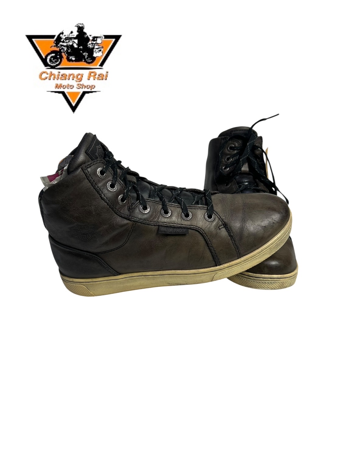 รองเท้าขี่มอเตอร์ไซด์( มือสอง) RCBT-090 Size ขนาดจากป้าย 42:EUR / 8:UK / 26.5:Cm.(Harley-Davidson)