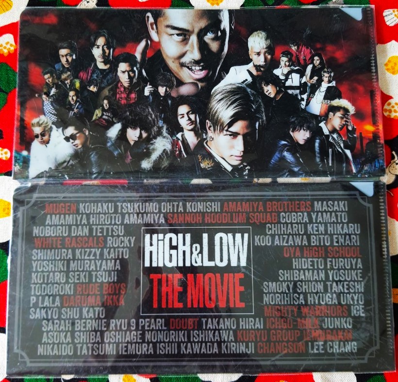 ซองใส่แมส HIGH & LOW THE MOVIE จากญี่ปุ่น 1 แพ๊ค มี 2 ชิ้น MADE IN JAPAN Size : 20 x 10 cm