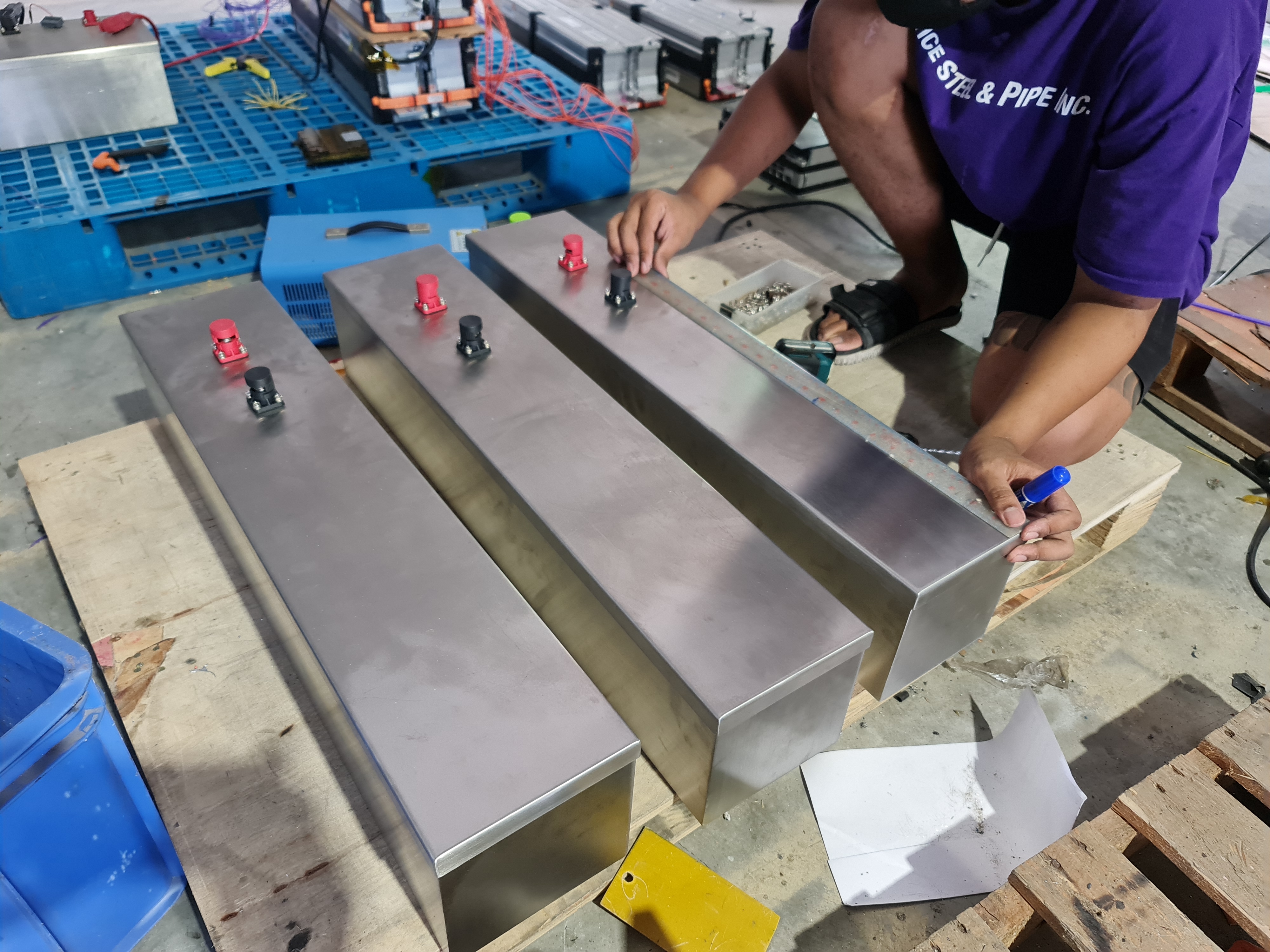 แบตเตอรี่ลิเธียม สำหรับ โฟลคลิฟท์ไฟฟ้า แฮนลิฟท์ 24v 48v