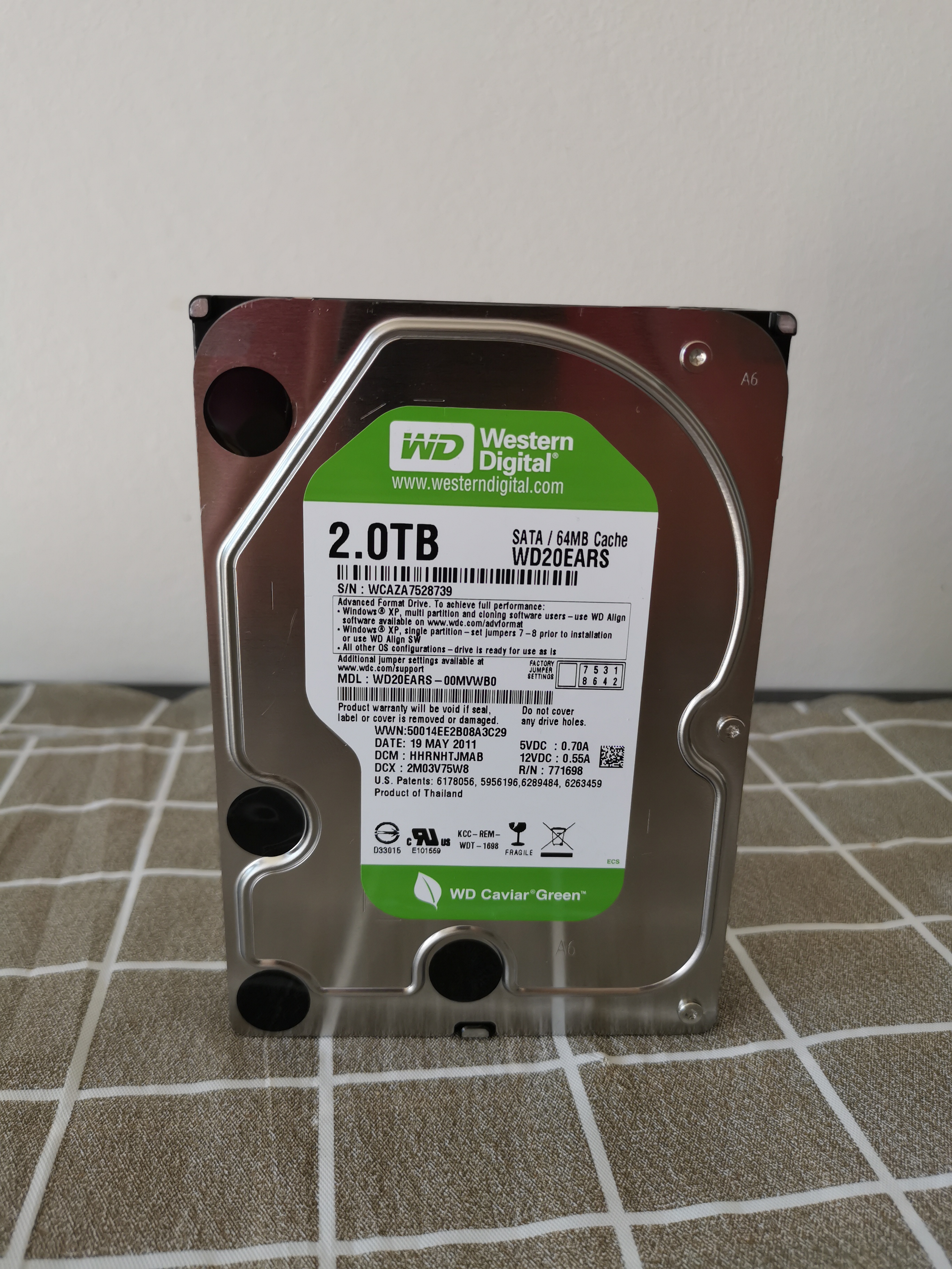 HDD Samsung, WD Green, Seagate 2.0 TB