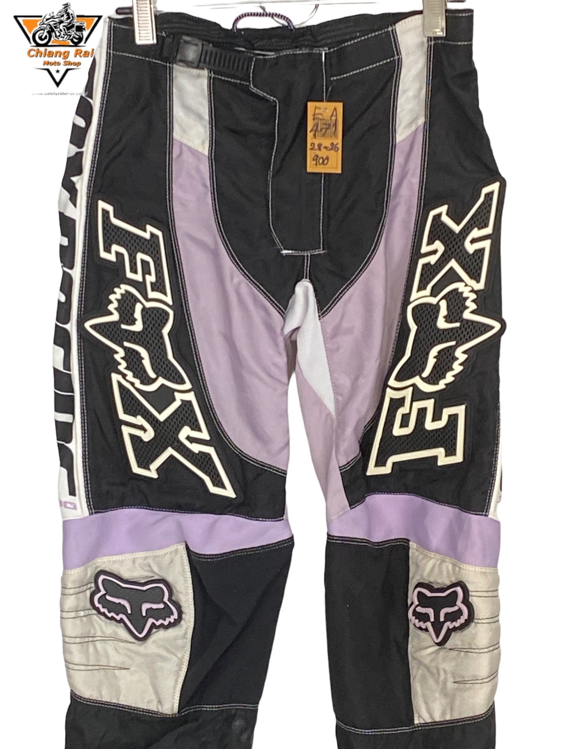 กางเกงขี่มอเตอร์ไซด์ ( มือสอง ) E&A 471: เอว 28" ยาว 26" **FOX**