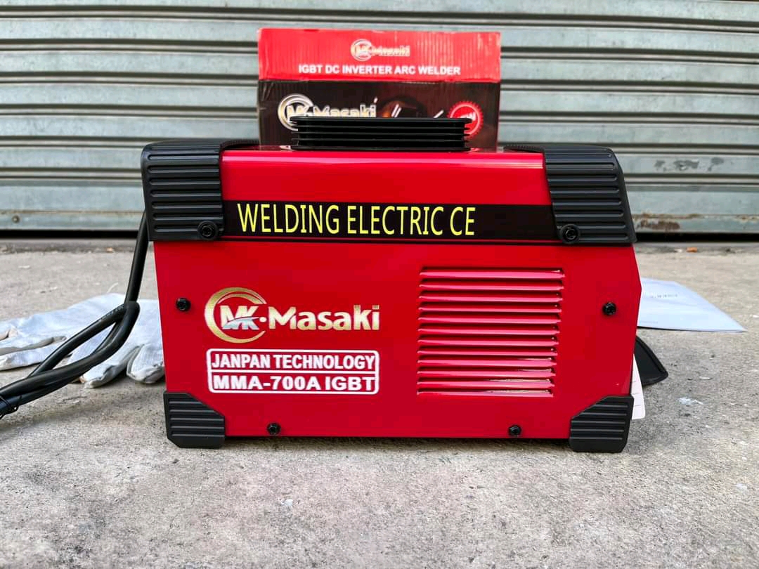 ตู้เชื่อม ยี่ห้อ masaki รุ่น MMA-700A เชื่อมธูป 700 แอมป์ มี 2 จอดิจิตอล 3 ปุ่มปรับ