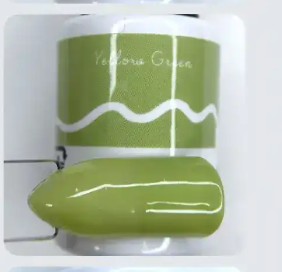 Gel nail Yellow Green ยาทาเล็บเจล สีเขียวสวยมากค่ะ จากญี่ปุ่น