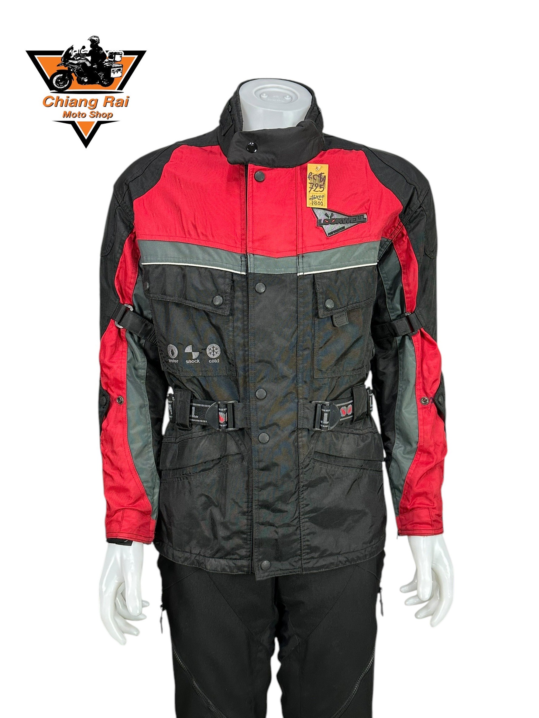 เสื้อขี่มอเตอร์ไซด์( มือสอง) RCTA 725 อก 46" ยาว 29 (L) **LOOKWELL**