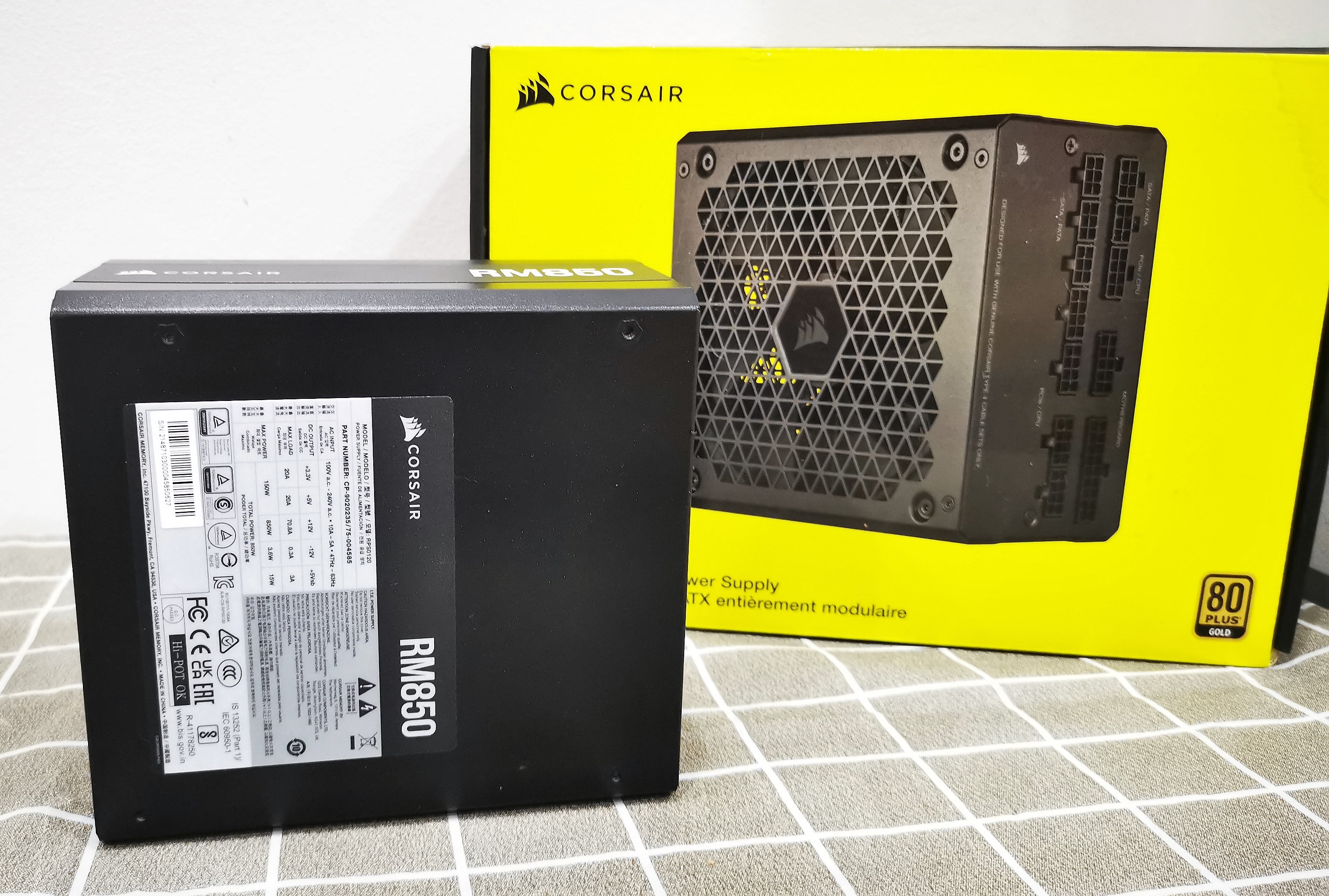 PSU Corsair RM850 850W (80+ GOLD)