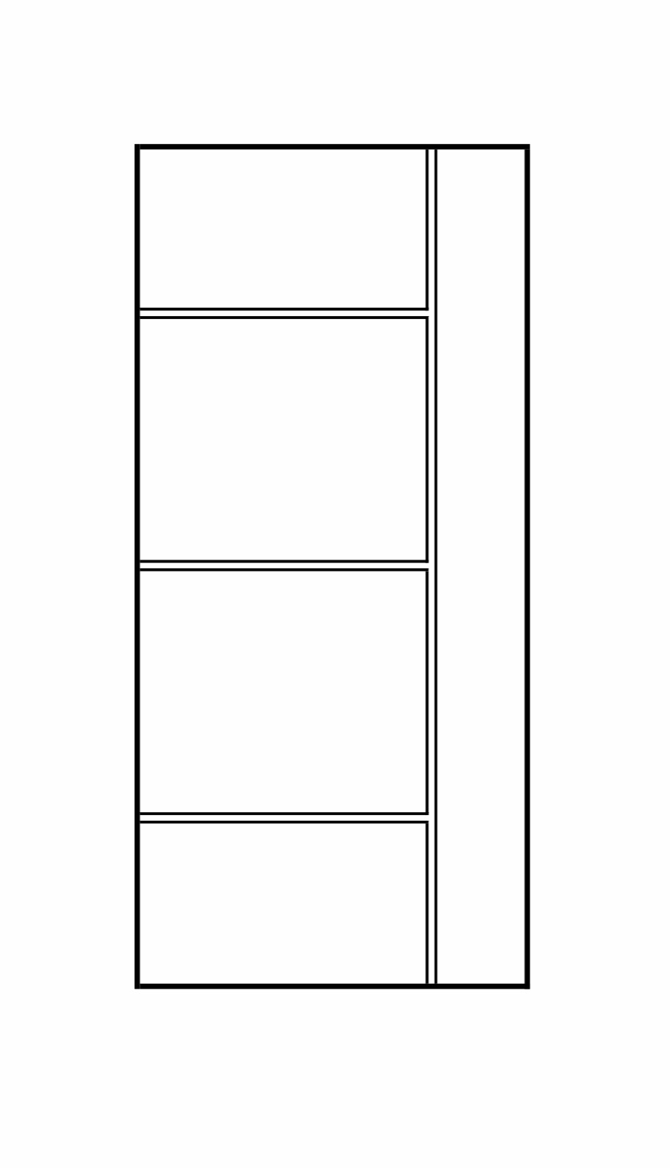 ประตู PW uPVC G-SERIES PRM003