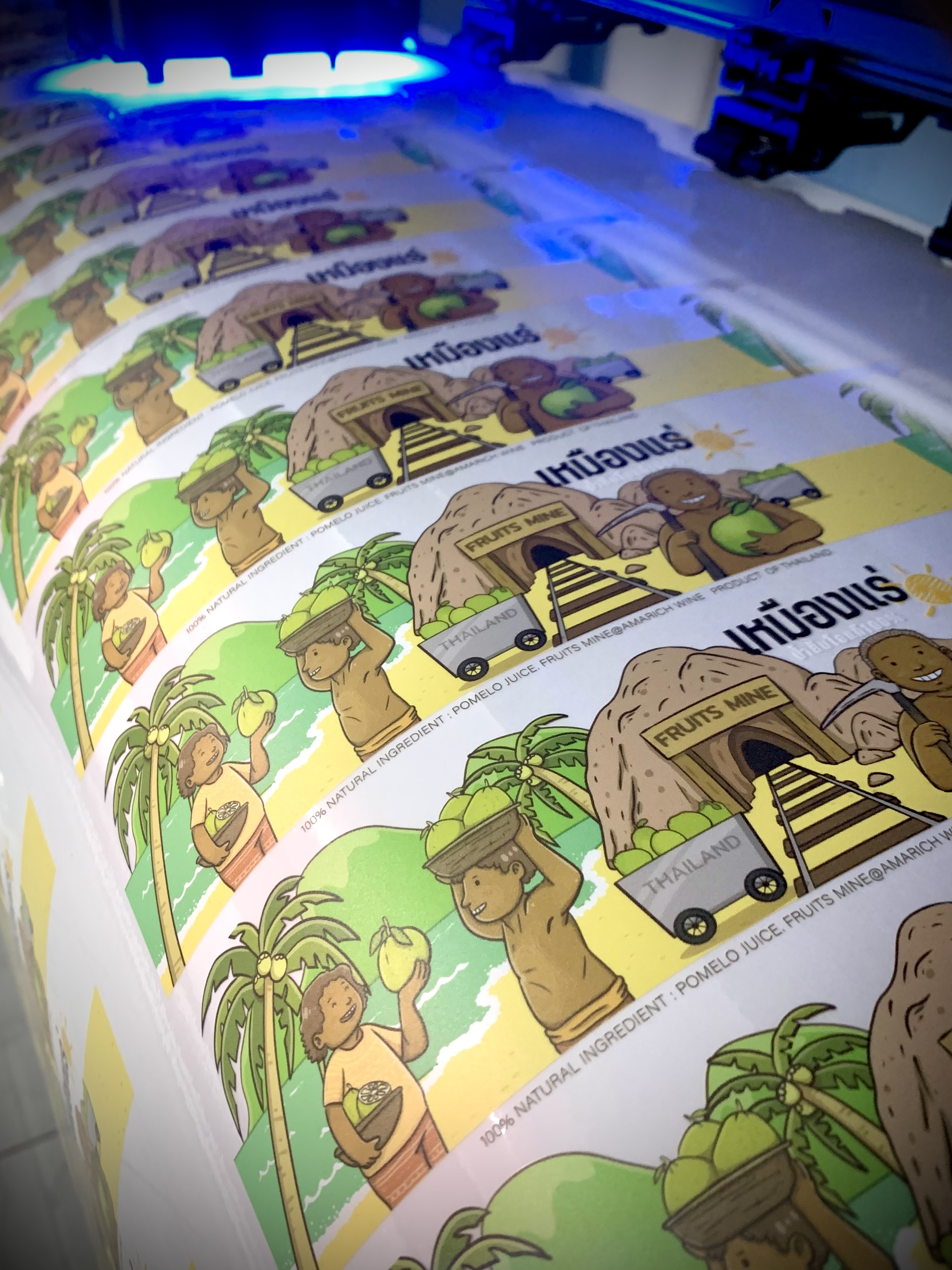 สติ๊กเกอร์ฉลากสินค้าฟรอยทอง ฟอยล์