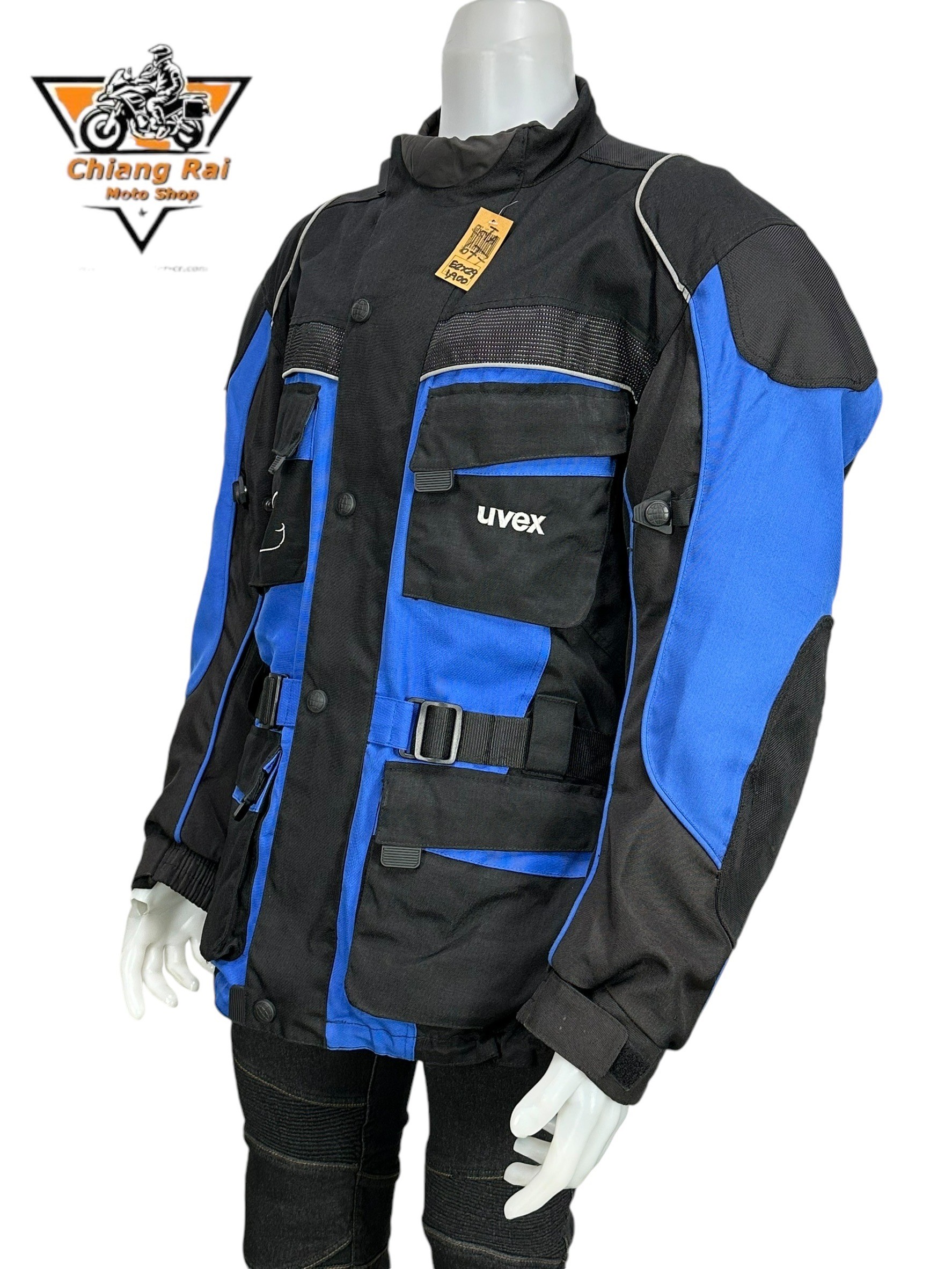 เสื้อขี่มอเตอร์ไซด์( มือสอง) RCTA 677 อก 50-52" ยาว 29"(XL) **uvex**