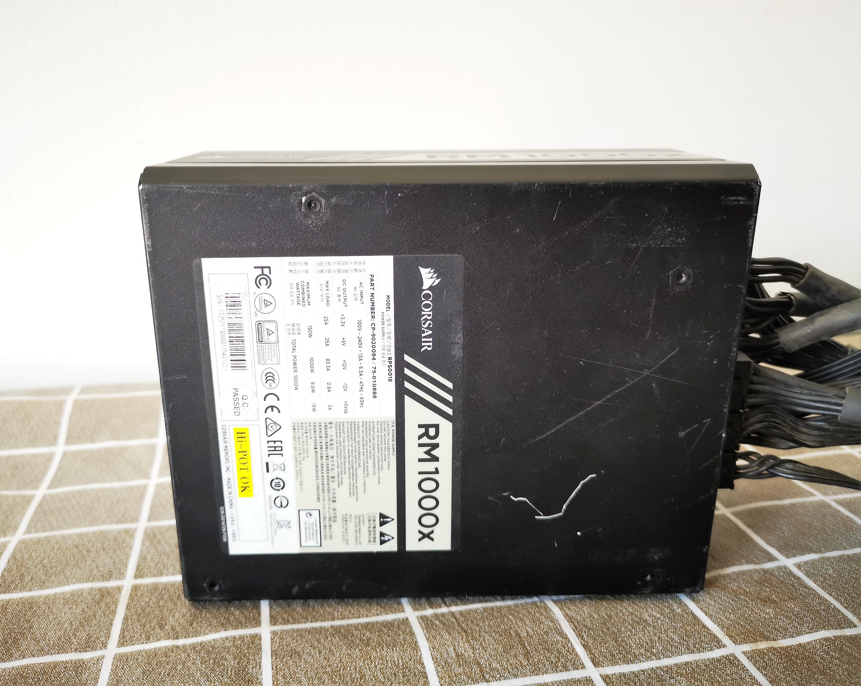 PSU Corsair RM1000x 1000W (80+ Gold)