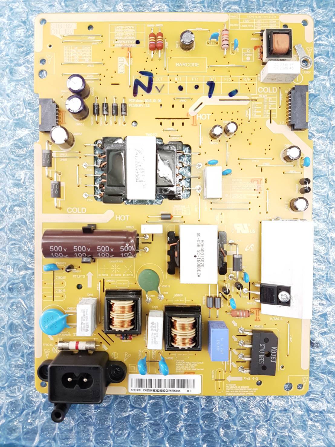 BN96-35299B POWER UA40J5100,UA43J5100,UA48J5100 ถอด