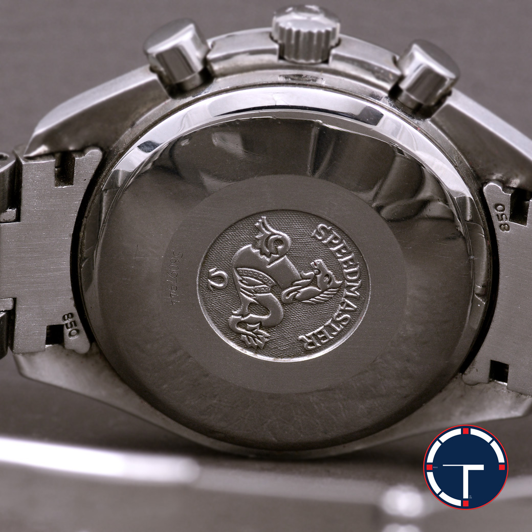 Omega Speedmaster Triple Date หน้าปัดสีดำ สายเหล็กแท้ มีกล่อง ใบ นาฬิกาปี2001 Automatic ขนาด 39 mm