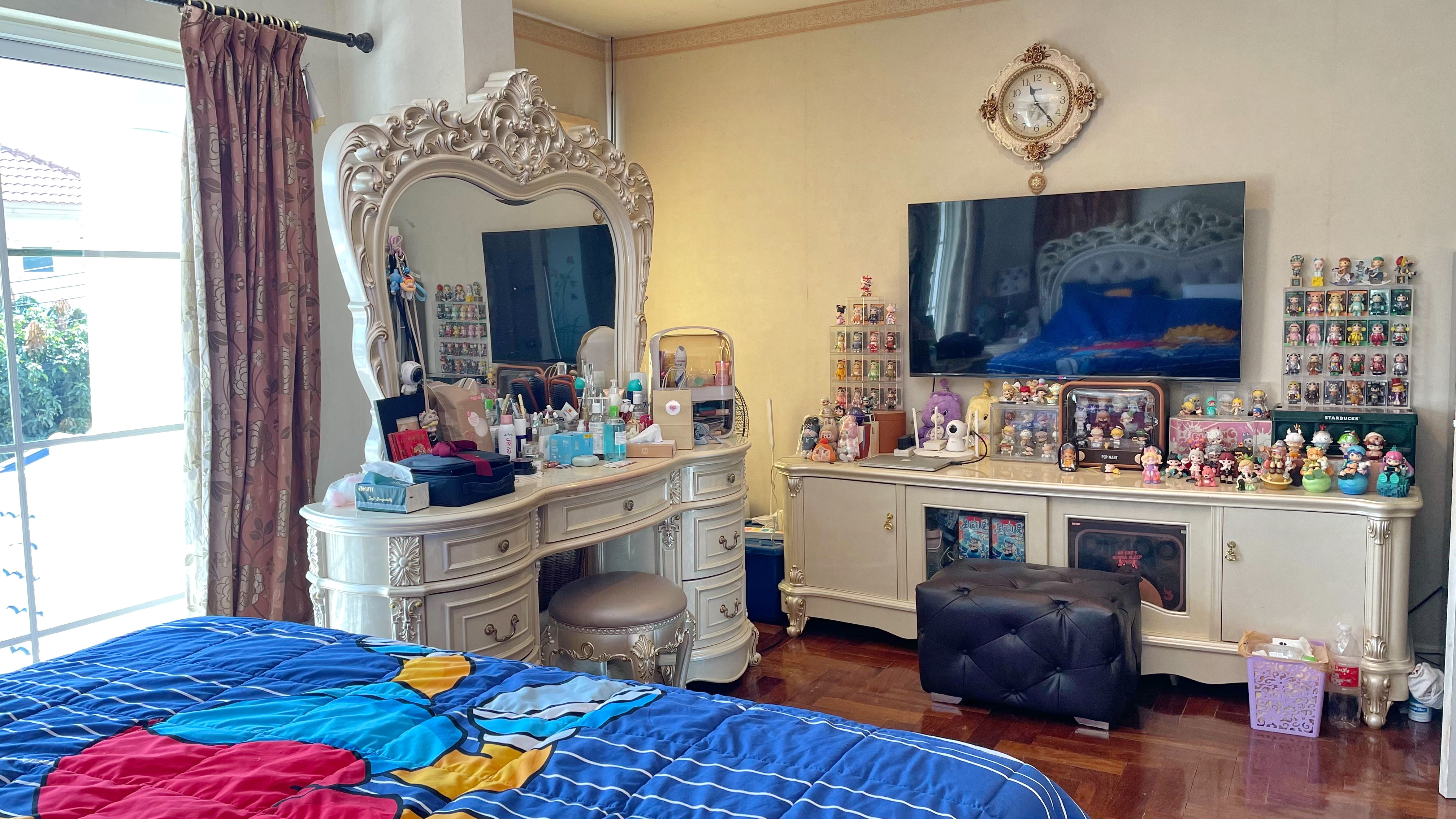 ขายบ้านเดี่ยว หลังมุมขนาด 99 ต.ร.ว ต่อเติม ปรับปรุงบบ้านตามรูป โครงการบ้าน บ้านปาริชาต 345