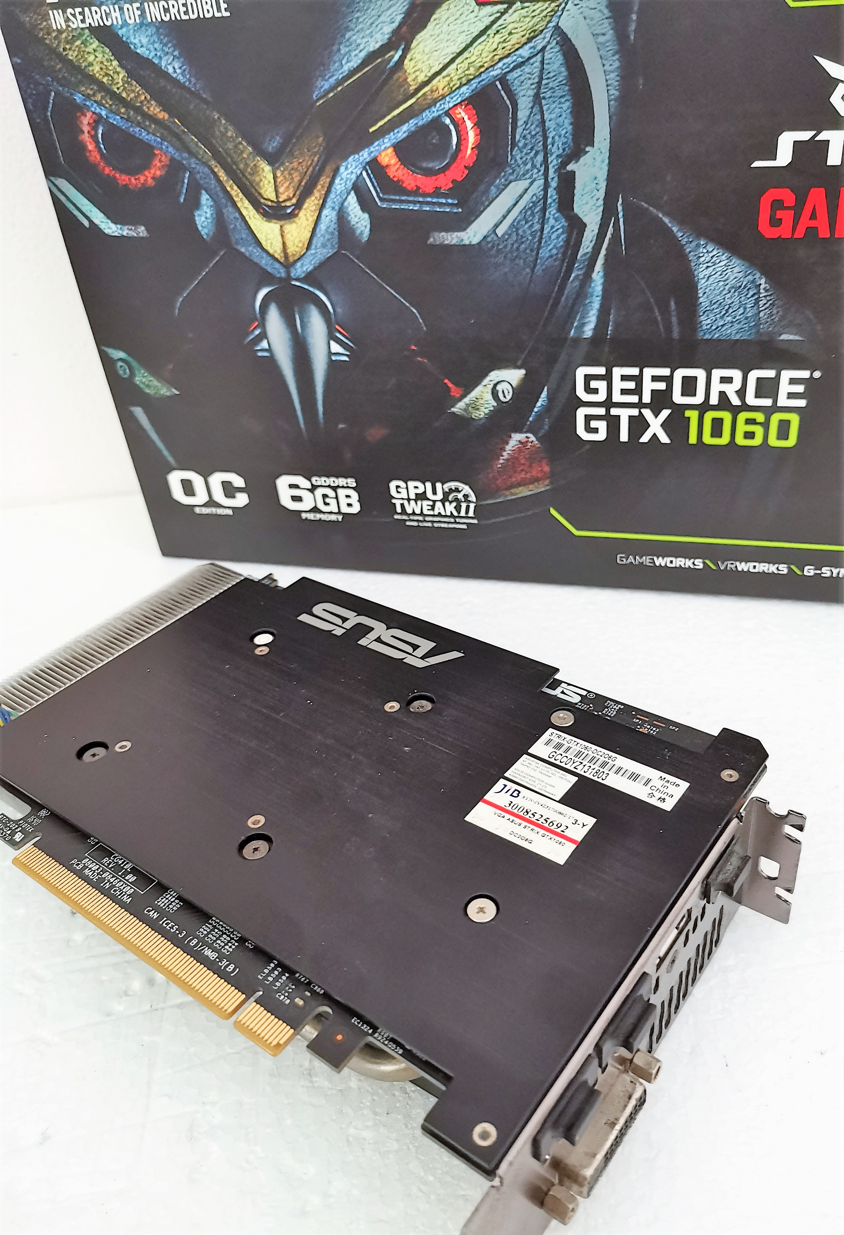 Asus GTX 1060 strix gaming 6gb