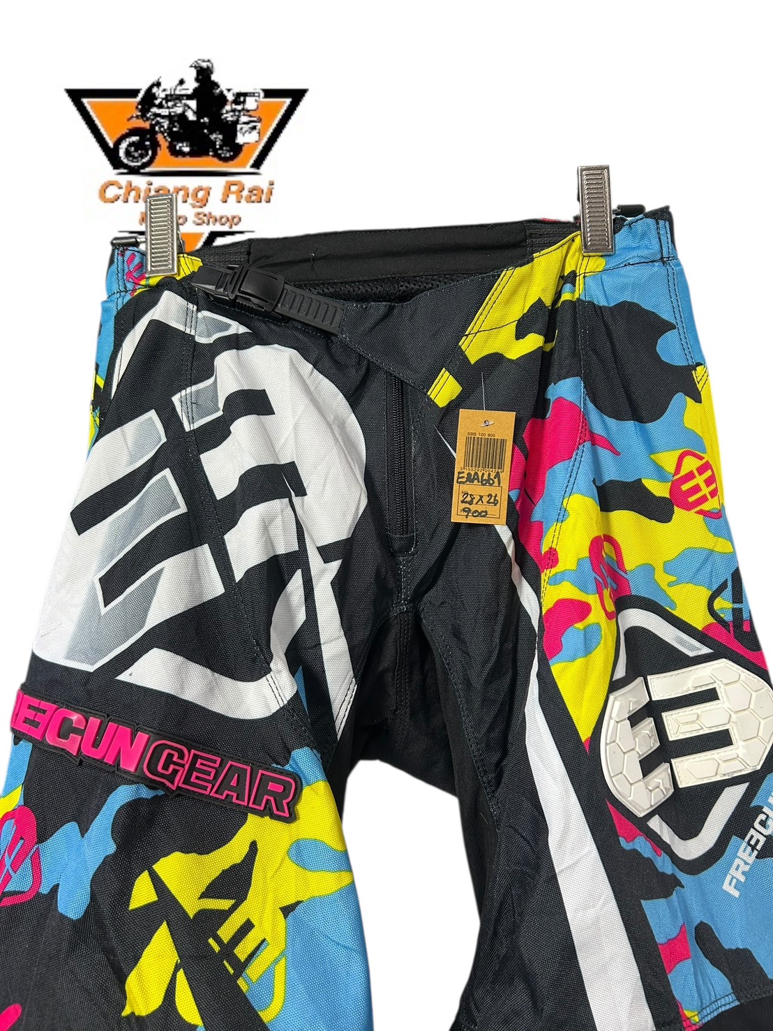 กางเกงขี่มอเตอร์ไซด์ ( มือสอง ) E&A 661: เอว 28" ยาว 26" **FREEGUNGEAR**