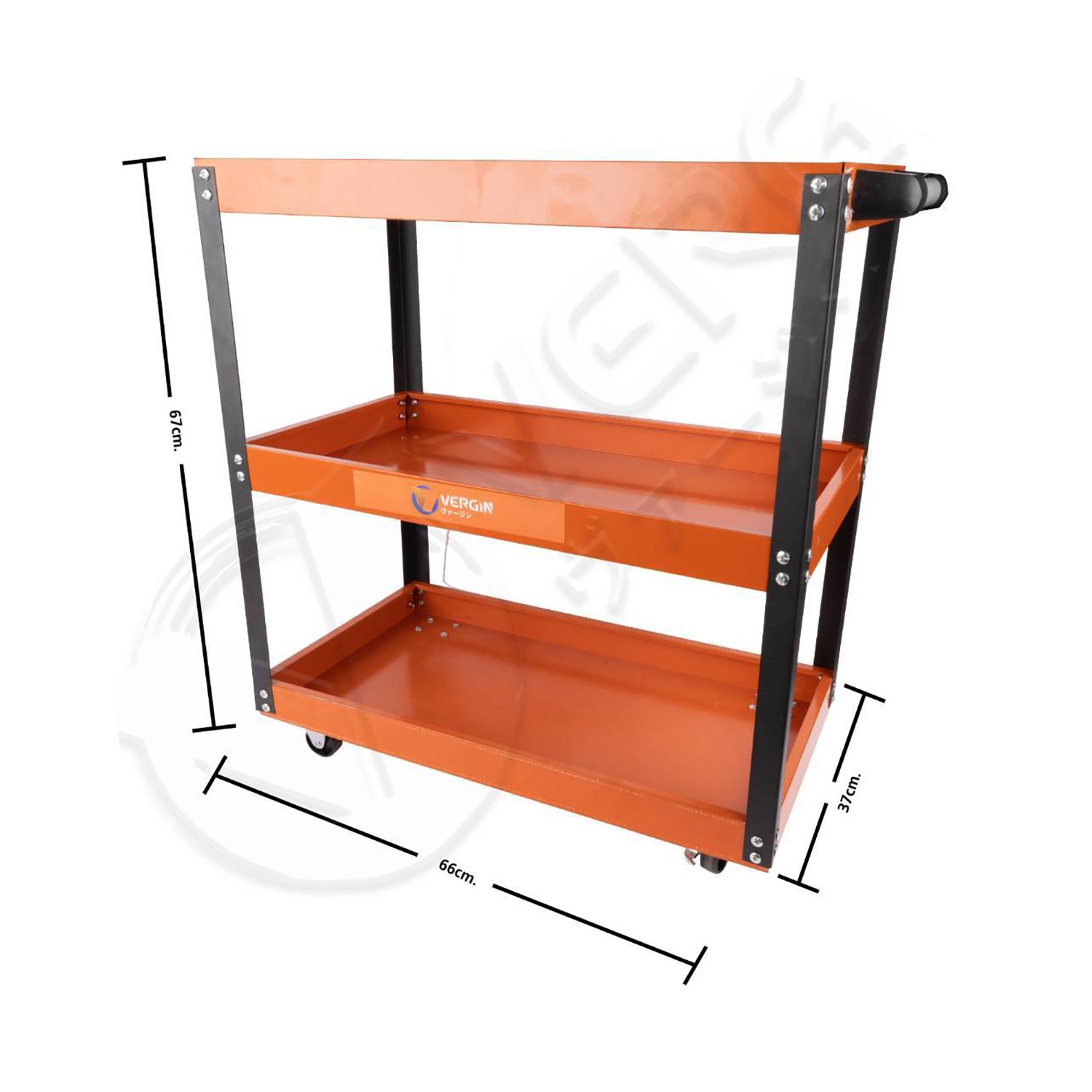 รถเข็นเครื่องมือ 3 ชั้น ยี่ห้อ Virgin