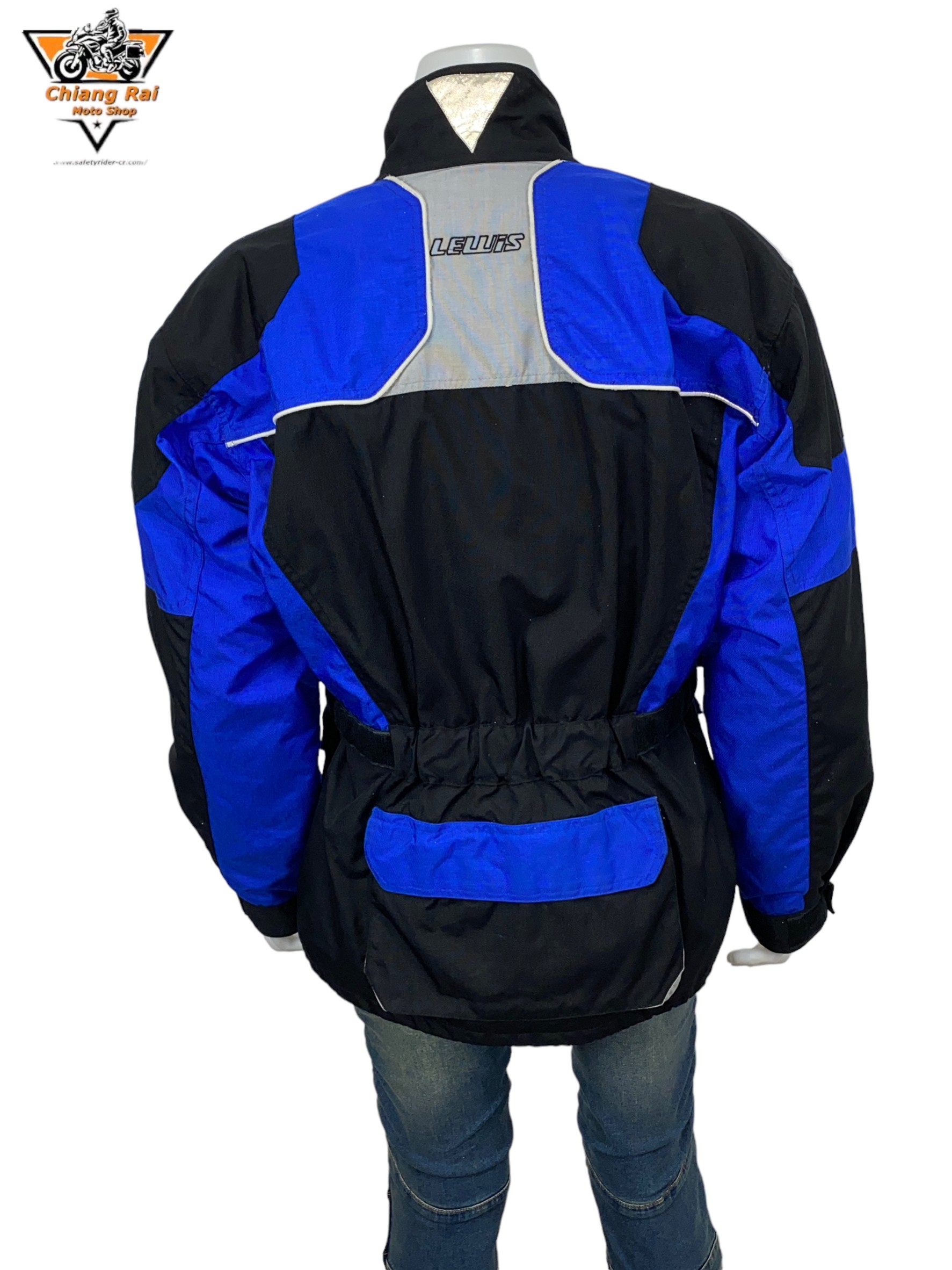เสื้อขี่มอเตอร์ไซด์( มือสอง) RCTA 483: อก 52" ยาว 28" (XL) **LEWIS**