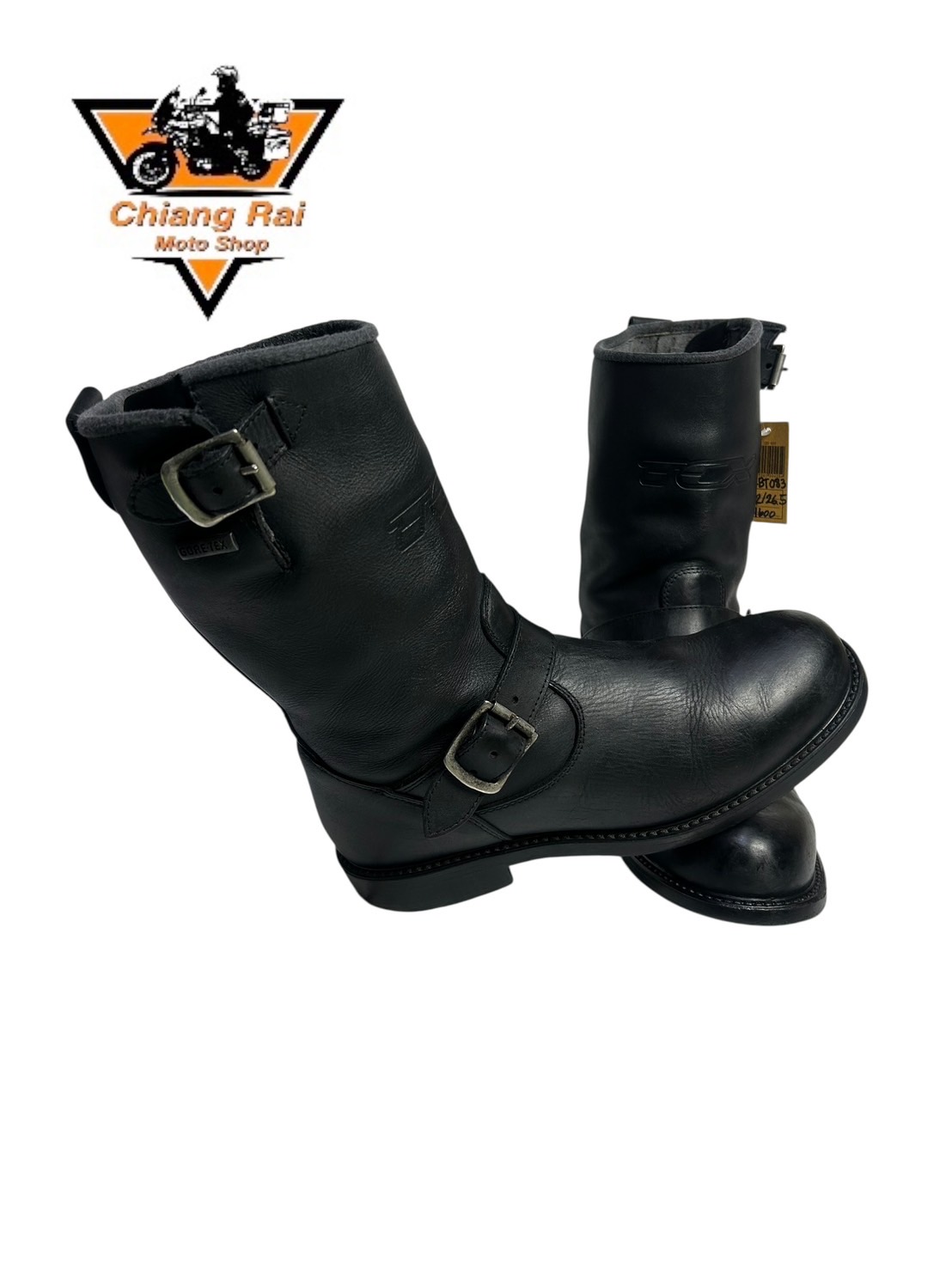 รองเท้าขี่มอเตอร์ไซด์( มือสอง) RCBT-083 Size ขนาดจากป้าย 42:EUR / 8:UK / 26.5:Cm.(TCX)